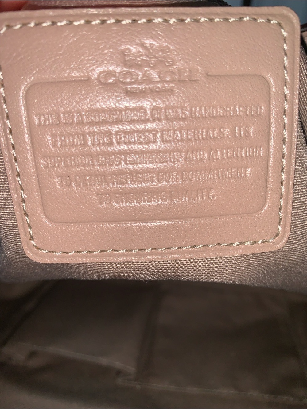 GUC Coach Madison Gather Twist Camie Satchel L 12” x H 10” x D 3.5” - Picture 7 of 7